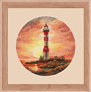Вышивка М-023 Маяк на закате