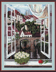 Вышивка ДЛ-003 Вид из окна